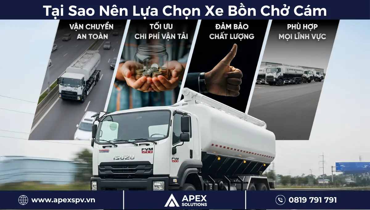 Tại Sao Nên Lựa Chọn Xe Bồn Chở Cám Cho Giải Pháp Vận Tải Chăn Nuôi?