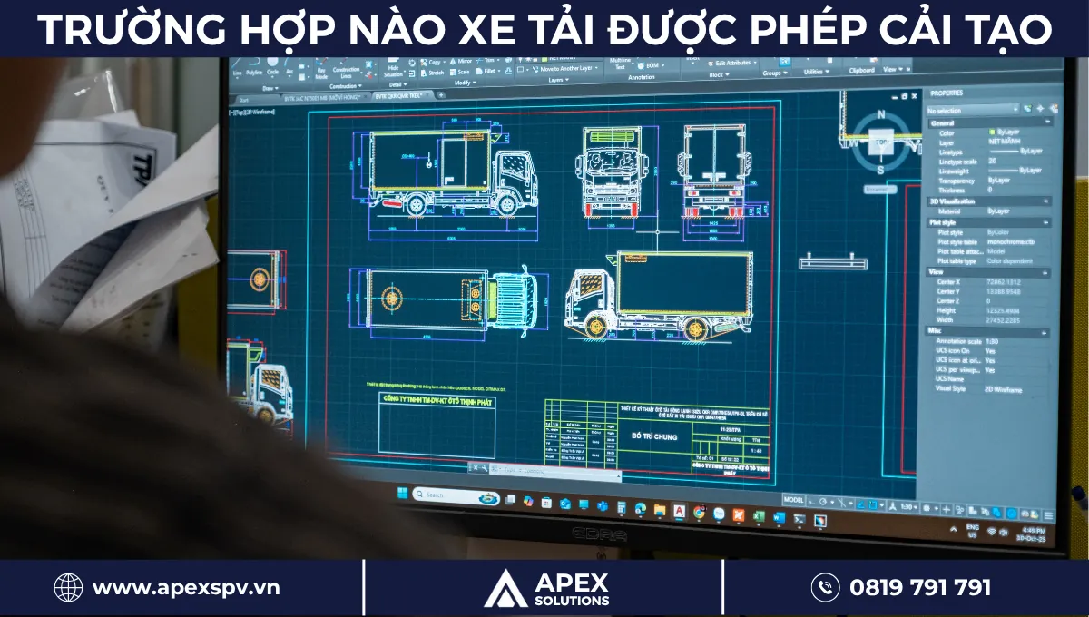 Quy trình cải tạo thùng xe tải mới nhất