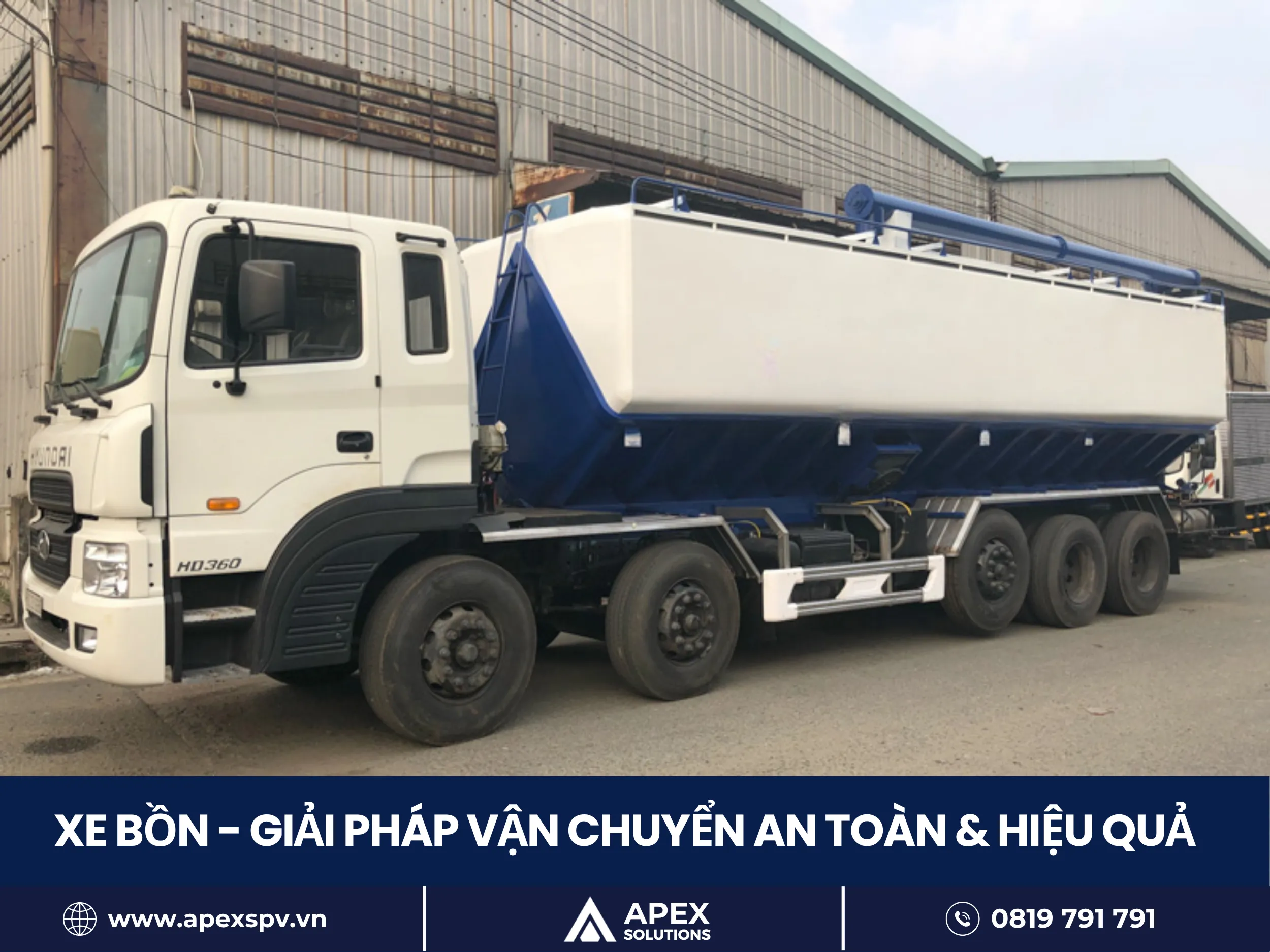 Xe bồn được xem là giải pháp vận chuyển an toàn và hiệu quả cho doanh nghiệp