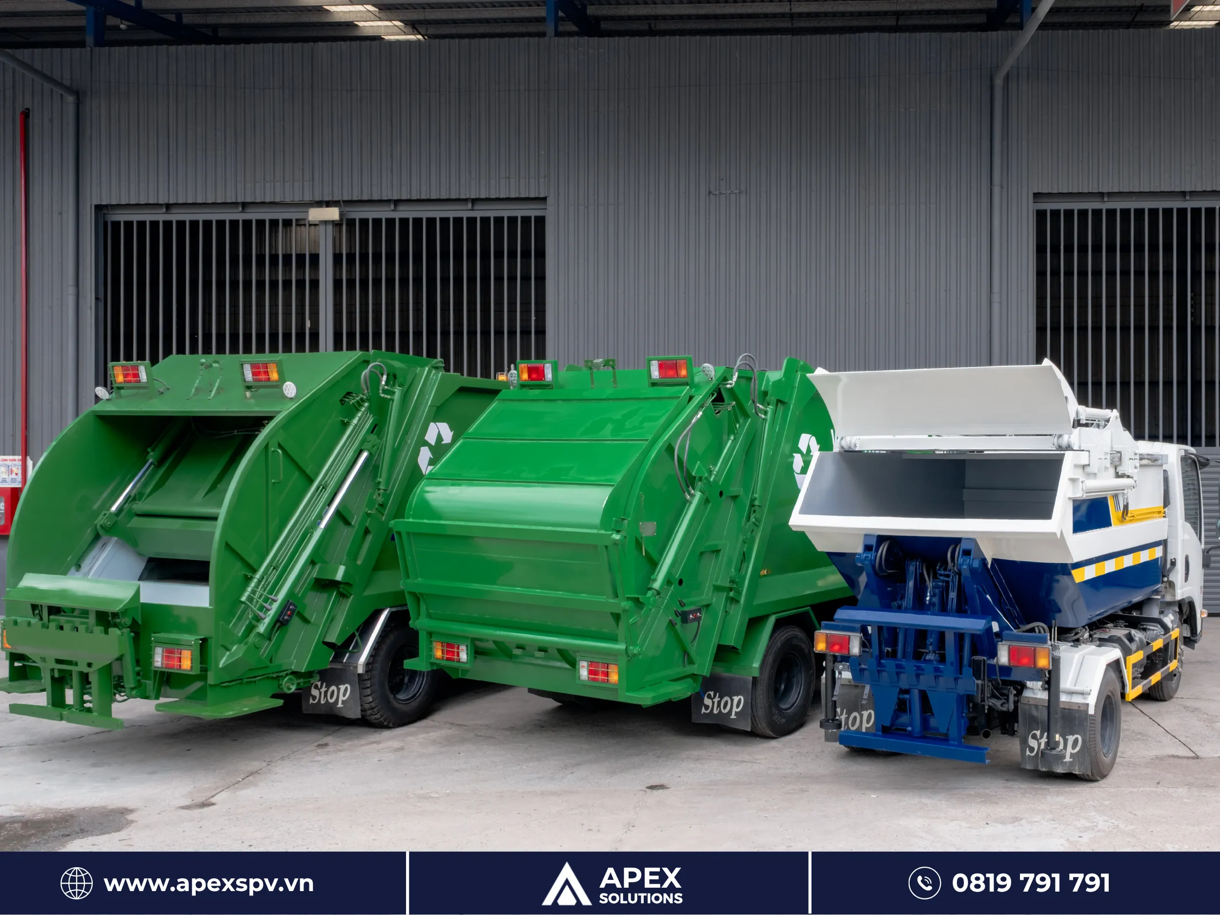 Giữ gìn vệ sinh và hạn chế ô nhiễm môi trường khi sử dụng xe ép rác