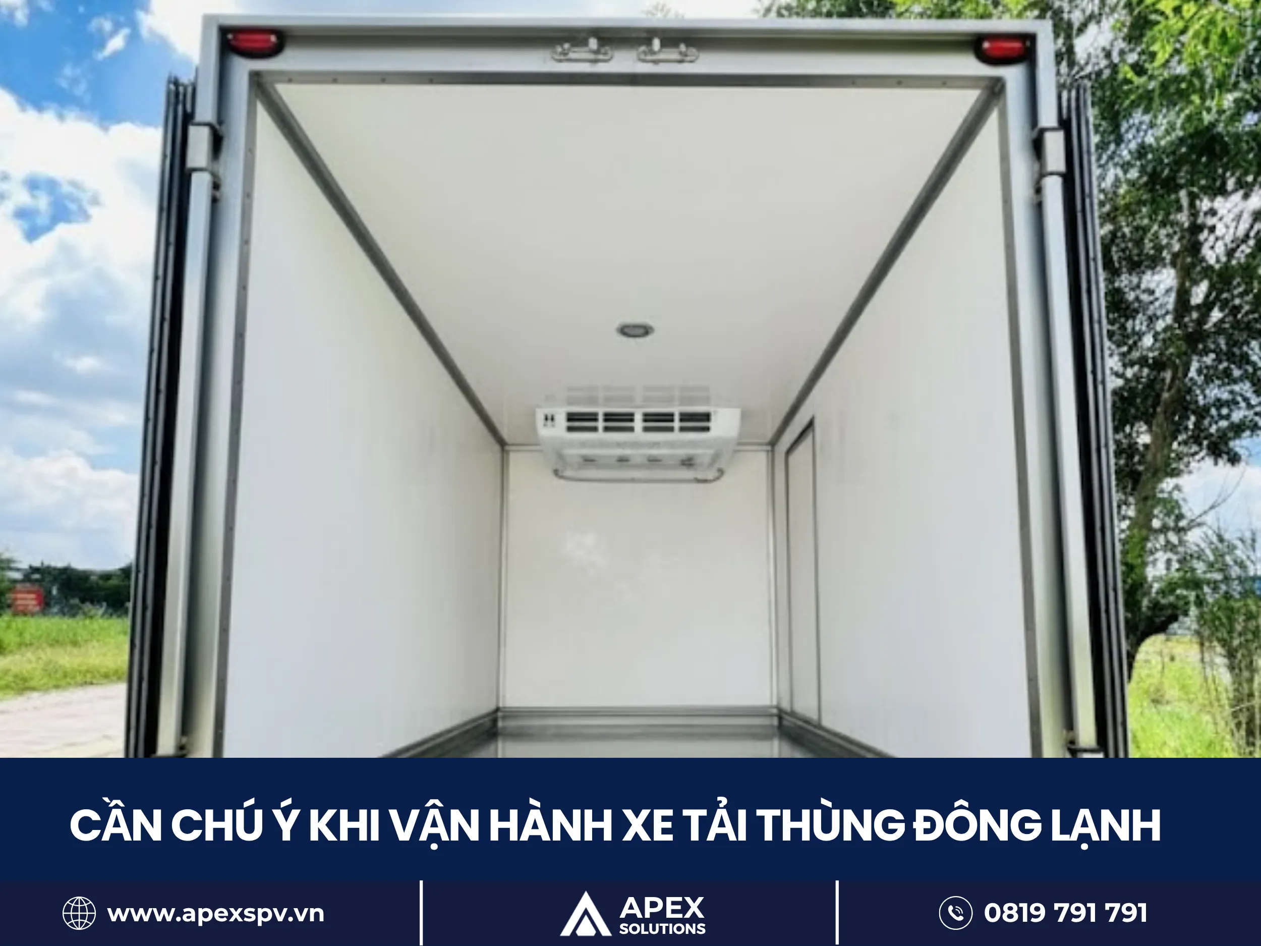 Những Lỗi Thường Gặp Khi Vận Hành Xe Tải Thùng Đông Lạnh