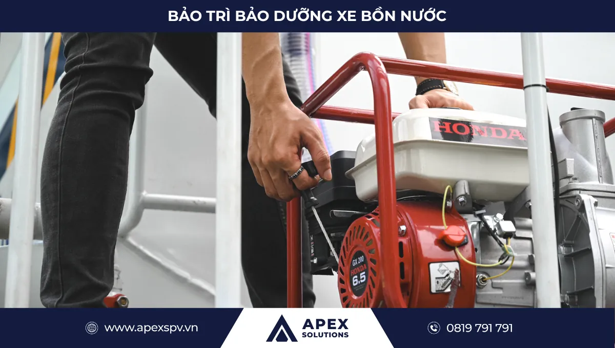 Hướng Dẫn Bảo Trì Và Bảo Dưỡng Xe Bồn Chở Nước Giúp Xe Vận Hành Bền Bỉ