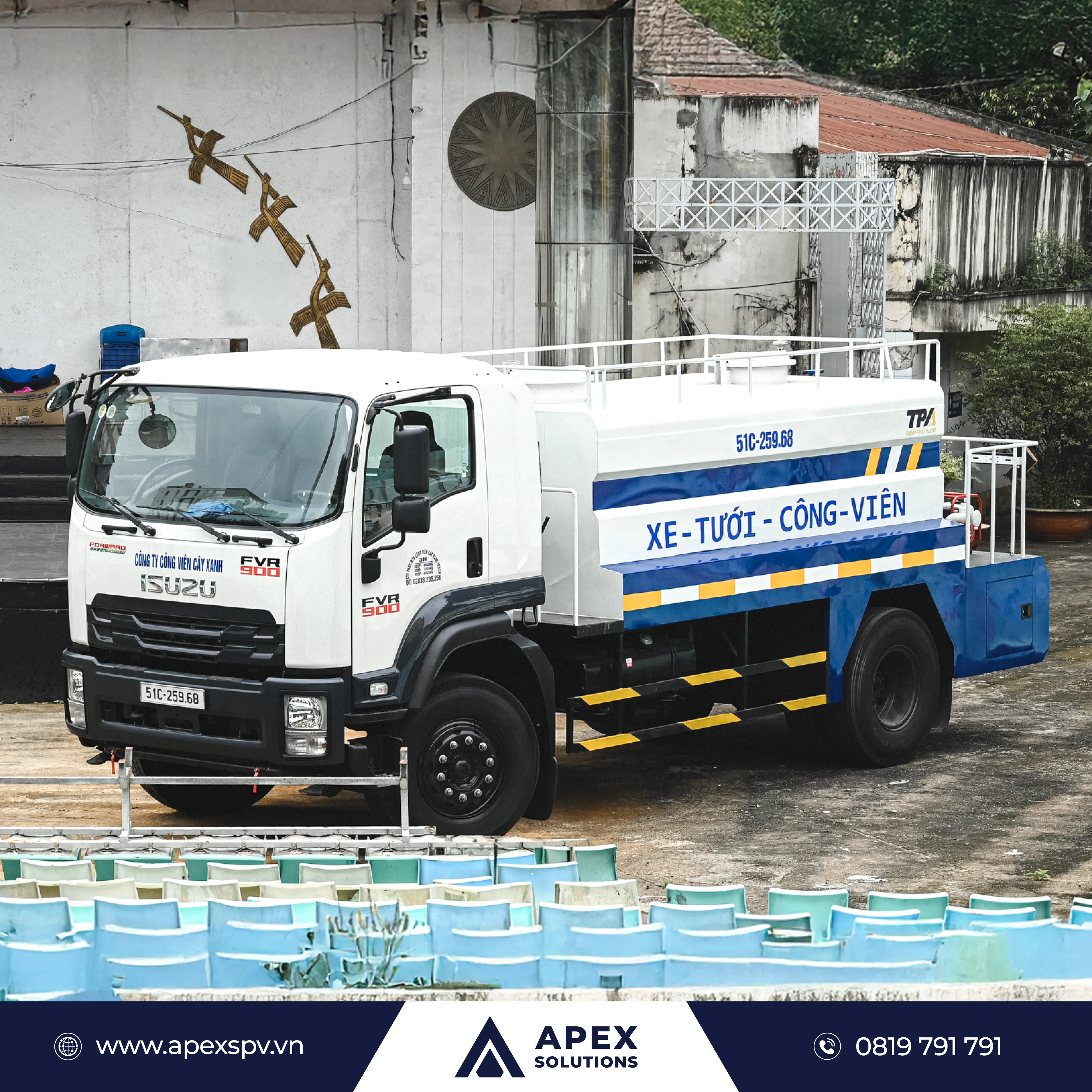 Công năng của xe bồn chở nước trong vận hành thực tế là gì?